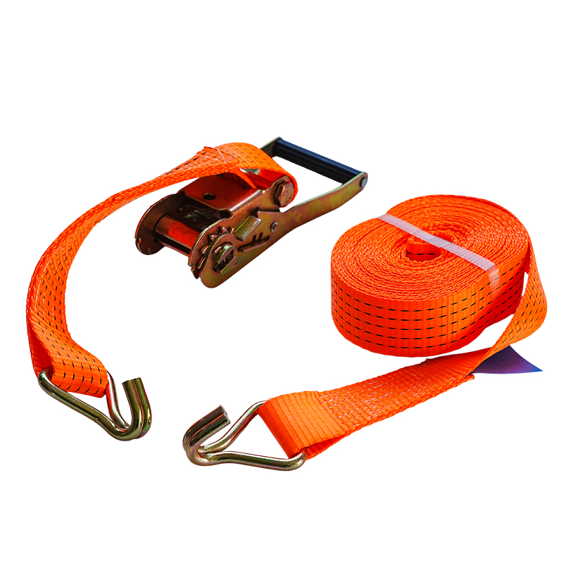 2-Inci Double J-Hook Ratchet Tie Down Tali untuk Pengangkutan